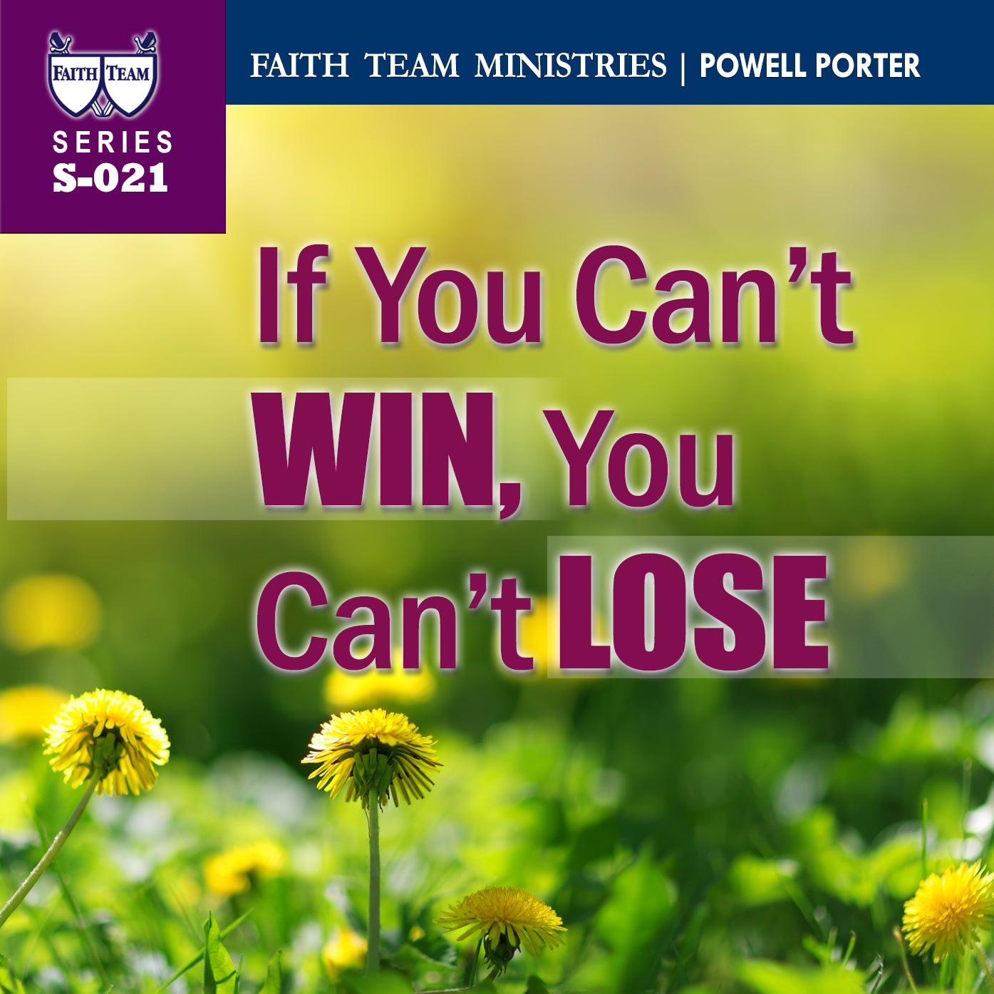 If You Can’t Win, You Can’t Lose